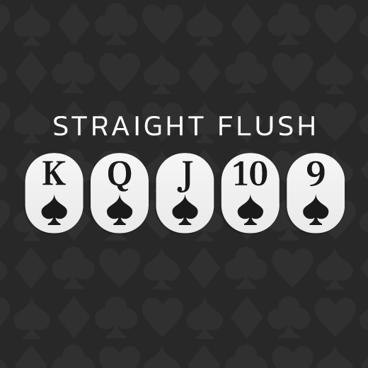 straight flush poker combinations