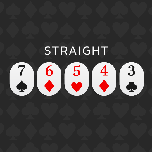 straight poker combinations