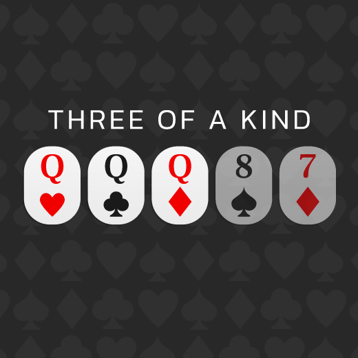 three of a kind poker combinations