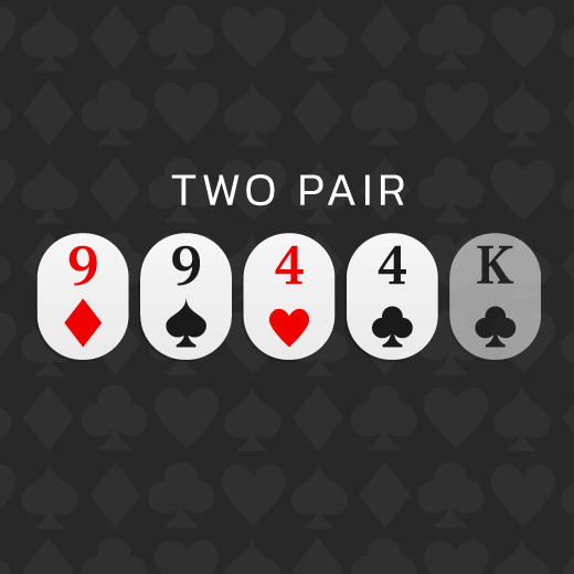 two pair poker combinations